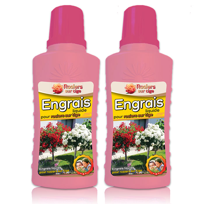 Engrais liquide pour rosiers <br> 2 bouteilles 200 ml